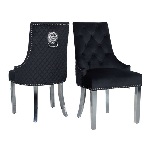 Rosdorf Park Kealana Tufted Velvet Upholstered Parsons Chair & Reviews